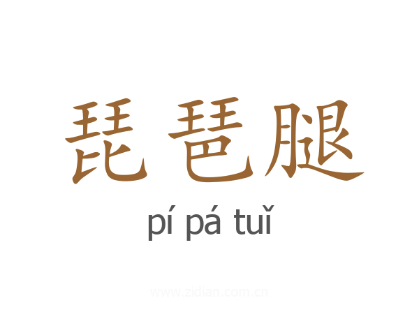 琵琶腿