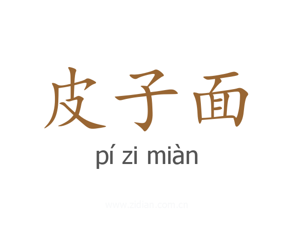 皮子面