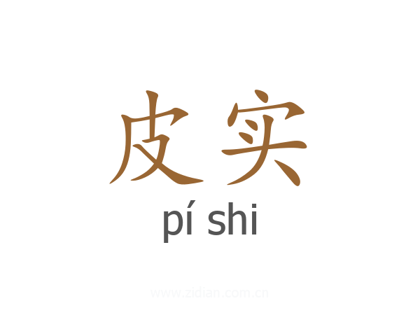 皮实