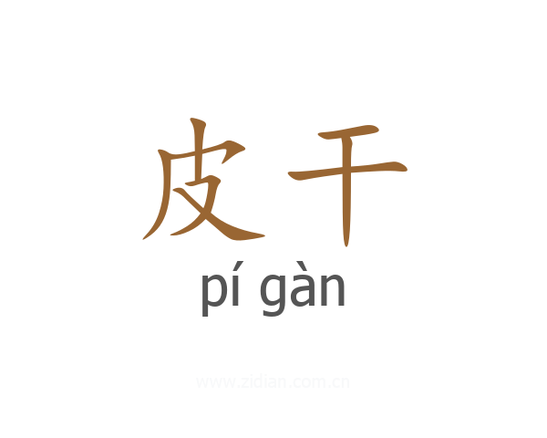 皮干