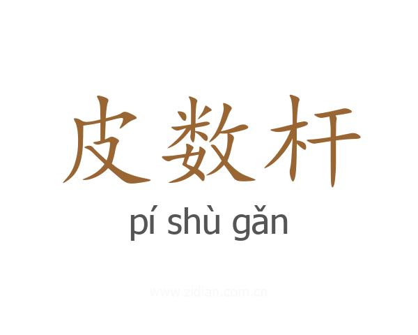 皮数杆