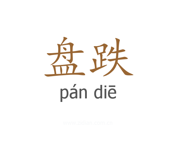盘跌