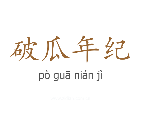 破瓜年纪