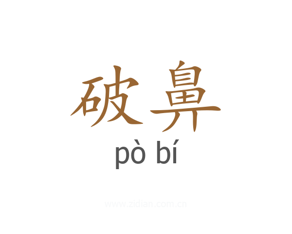 破鼻