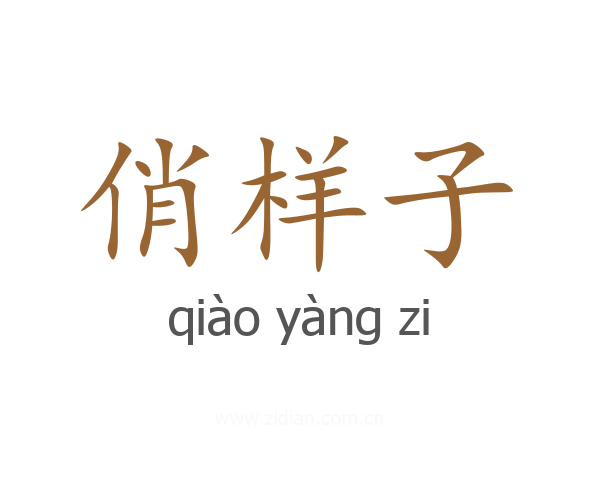 俏样子