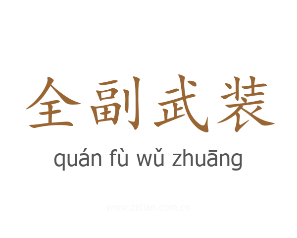 全副武装