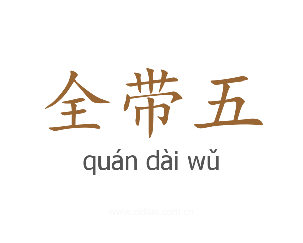 全带五
