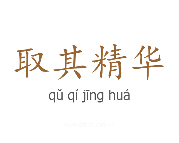 取其精华