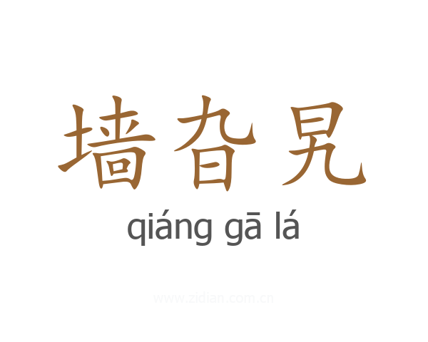 墙旮旯