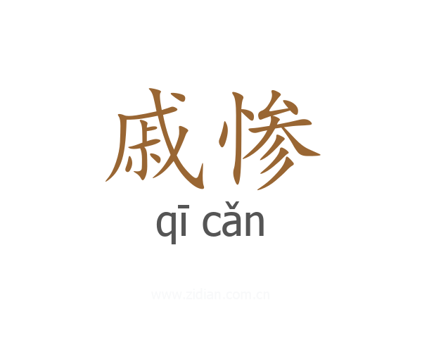 戚惨