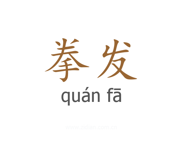 拳发