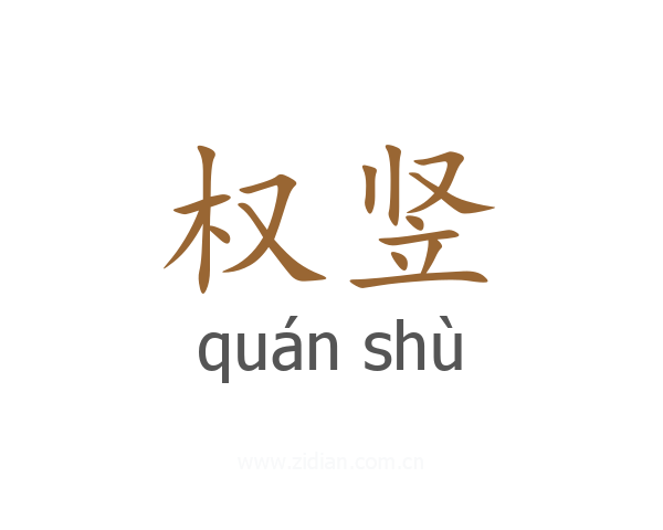 权竖