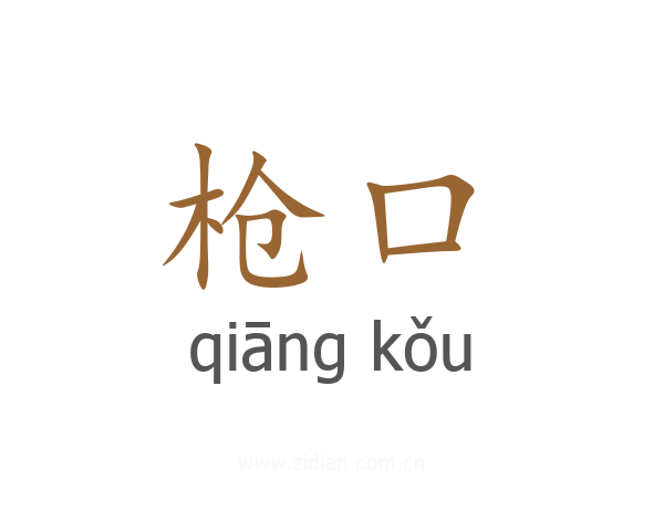 枪口