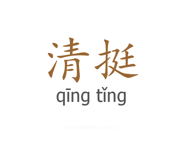 清挺