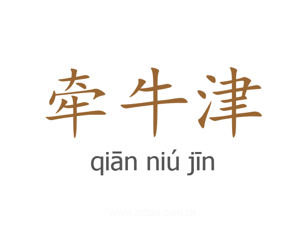 牵牛津