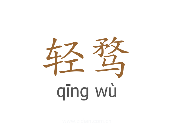 轻骛