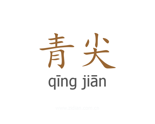 青尖