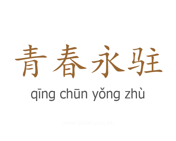 青春永驻