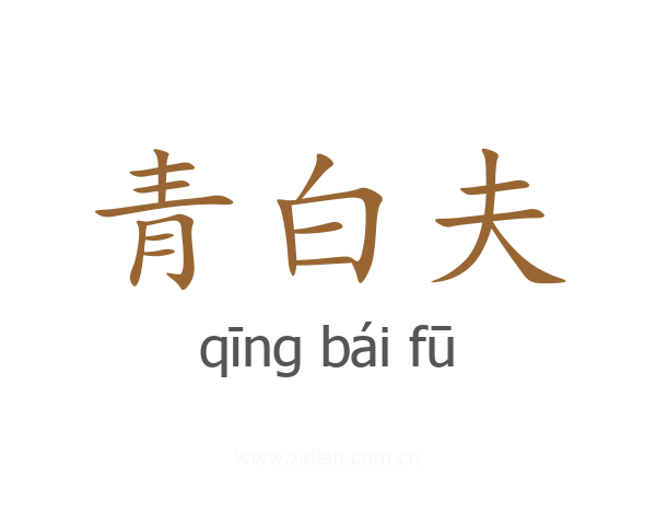青白夫