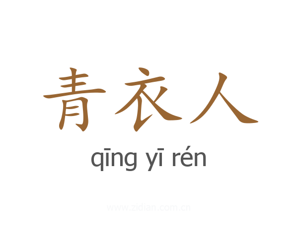 青衣人