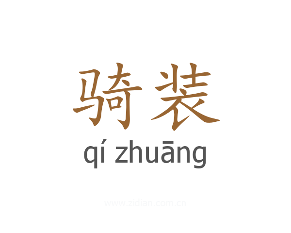 骑装