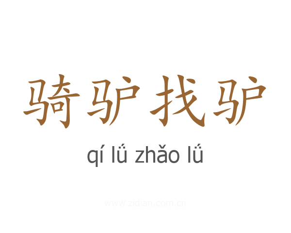 骑驴找驴