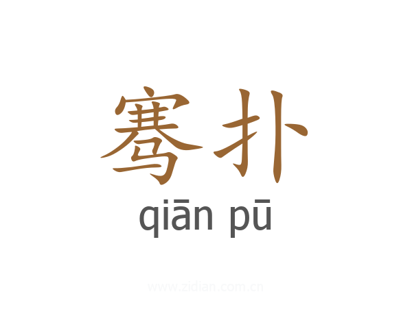 骞扑