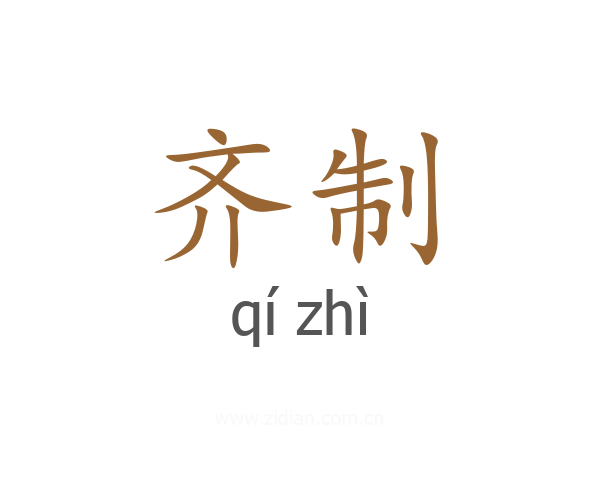齐制