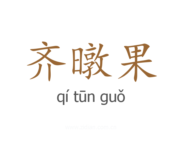 齐暾果