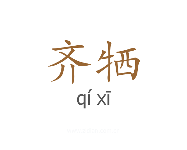 齐牺
