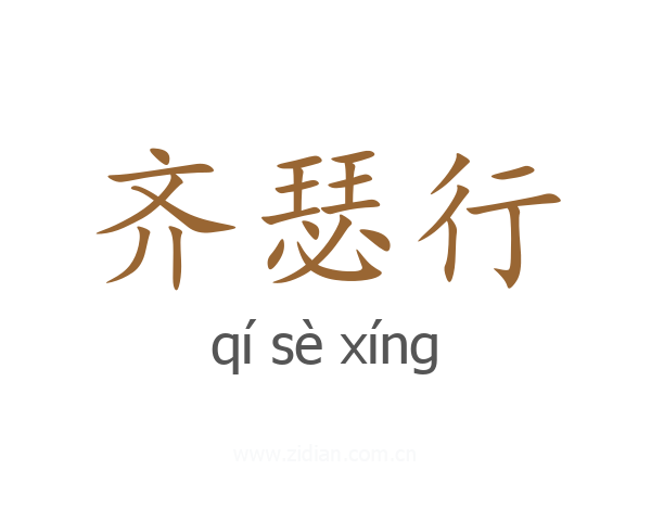齐瑟行