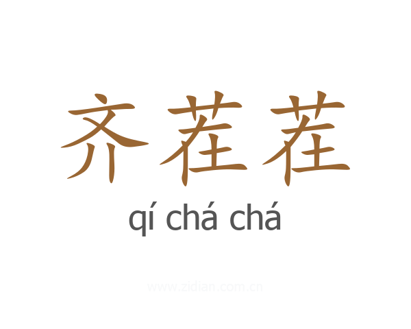 齐茬茬