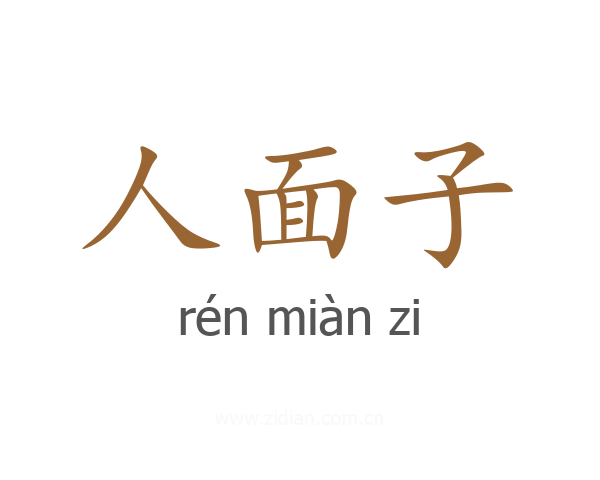 人面子