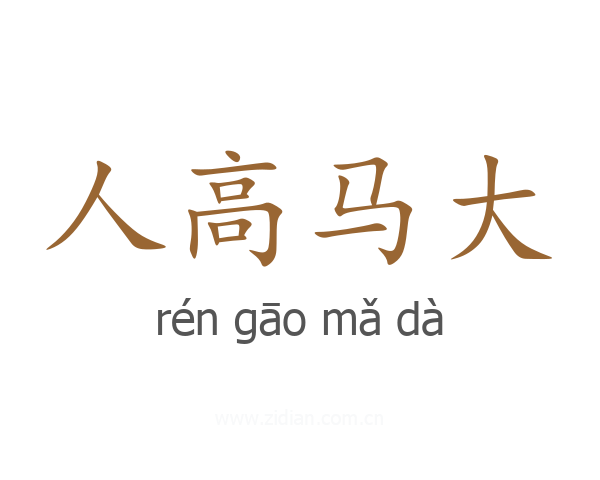 人高马大