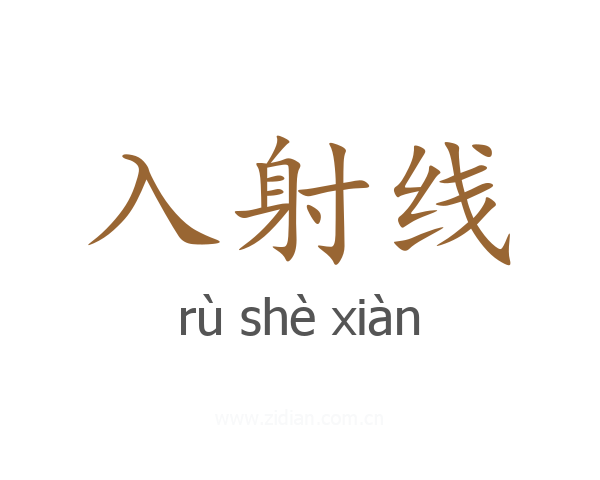 入射线