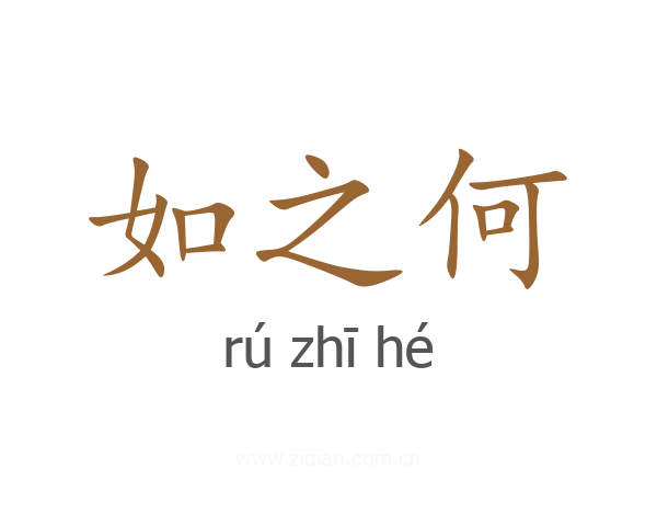 如之何