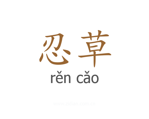 忍草