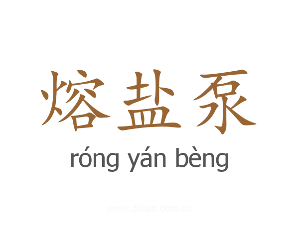 熔盐泵