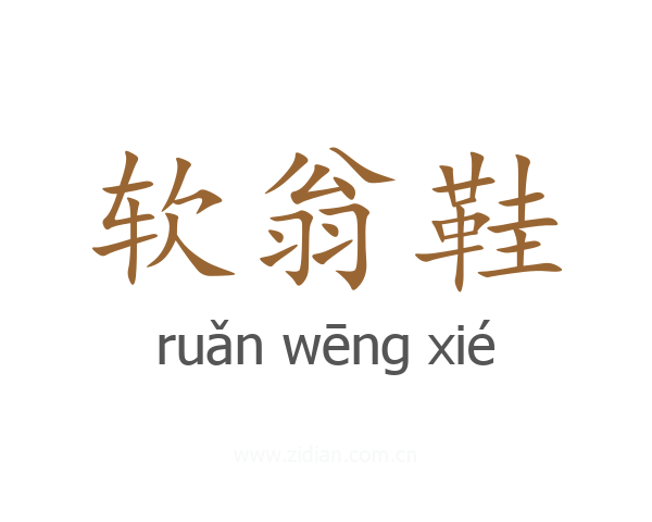 软翁鞋