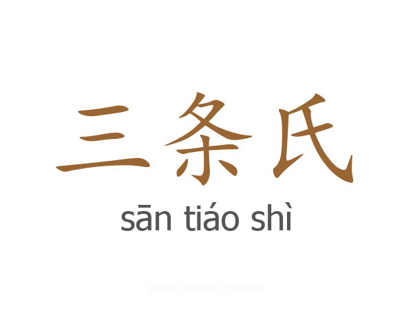 三条氏