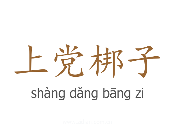 上党梆子