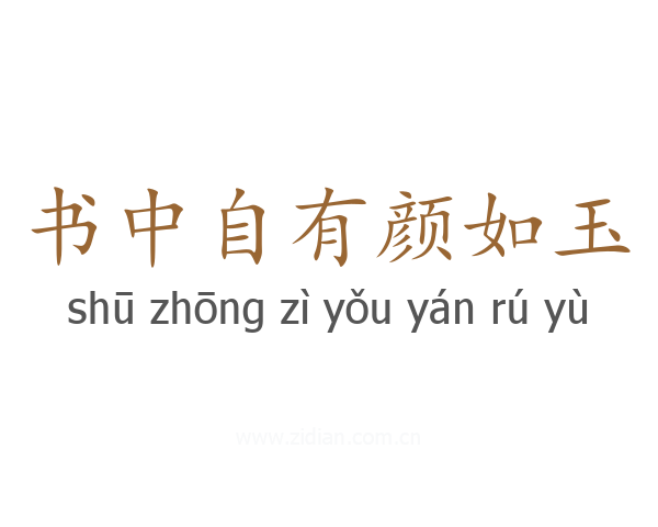 书中自有颜如玉