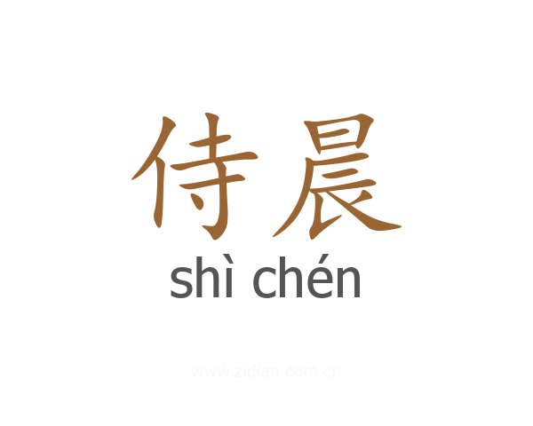侍晨
