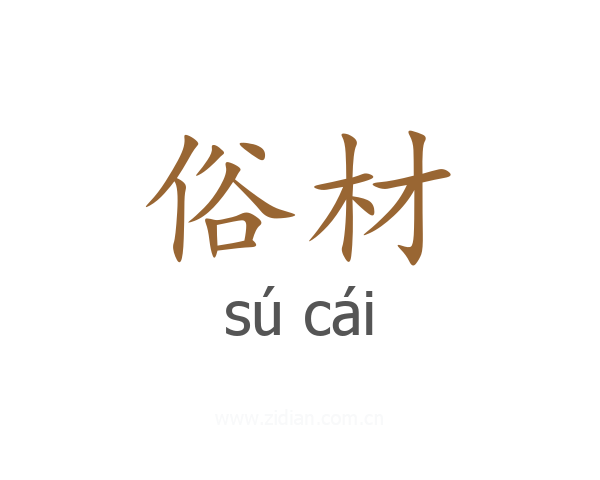 俗材