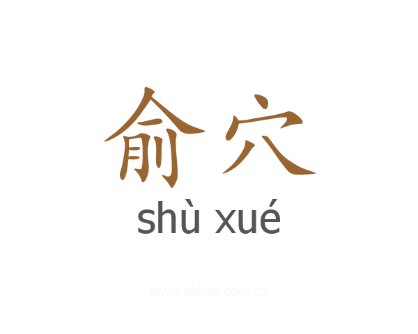 俞穴