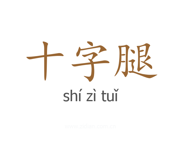 十字腿