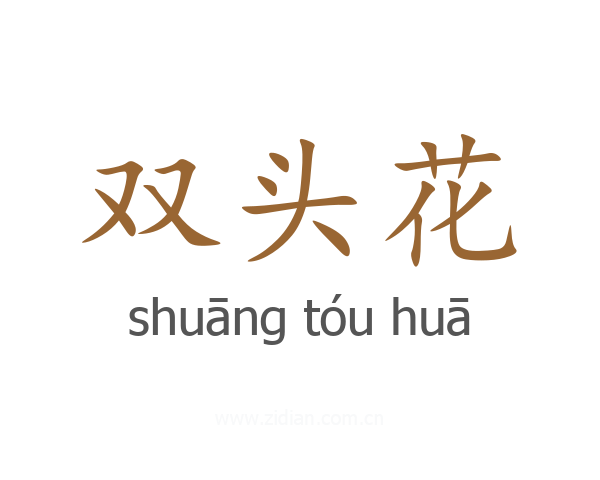 双头花