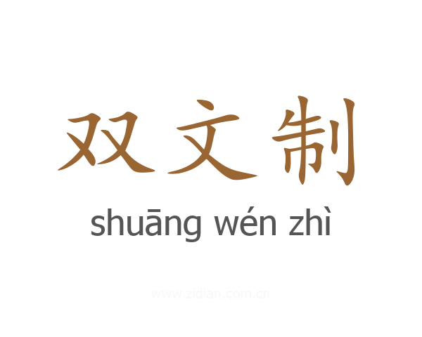 双文制