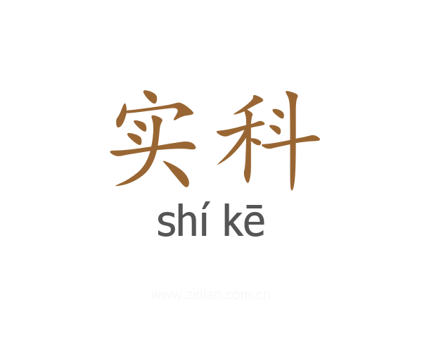 实科
