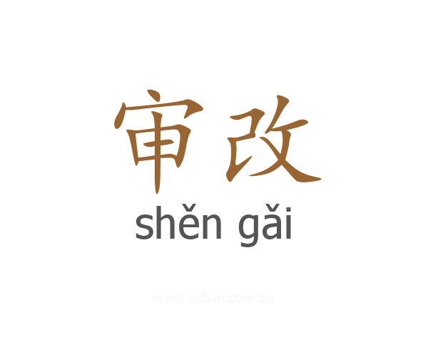 审改
